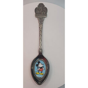 Vintage 1982 Walt Disney World Mickey Mouse Souvenir Spoon 5" DAI Holland
